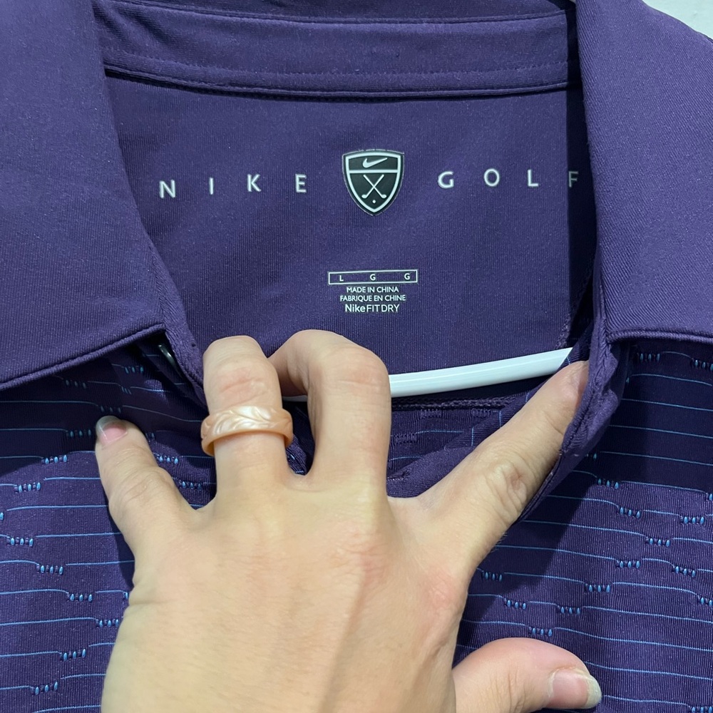 Nike Golf - Purple Performance Polo Shirt - Picture 3 of 3